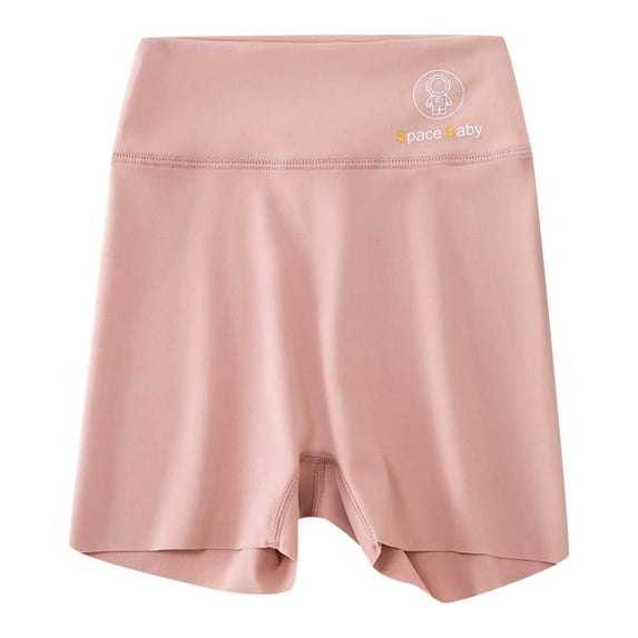 Generic Toddler Children Shorts Summer Girls Cartoon Astronaut Letter Prints Shorts Leggings Outwear Wear Fashion Under Dress Kids Shorts(4-5 Years Pink)