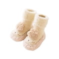 thumbnail image 1 of Generic Toddler Cute Cartoon Furry Sock Shoes – Non-Slip Rubber Sole, Plush Breathable and Soft, Indoor and Outdoor Baby Warm Winter Shoes Autumn And Winter Floor Socks, 1 of 9