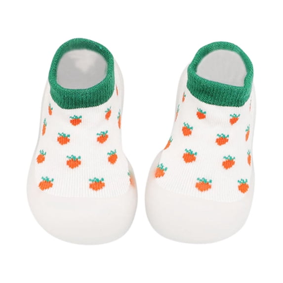 Generic Toddler Girl Shoes Walkers Indoor Baby Casual Elastic Cute Infant First Fruit Toddler Shoes Infant Squeaky Shoes Girls