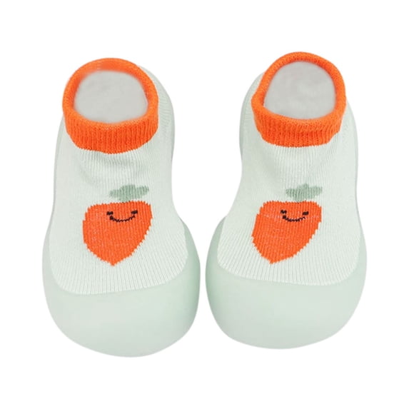 Generic Toddler Girl Shoes Walkers Indoor Baby Casual Elastic Cute Infant First Fruit Toddler Shoes Infant Squeaky Shoes Girls