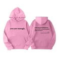 thumbnail image 1 of Generic Toddler Girls Boys Hoodies Children Funny 3D Novelty Pullover Sweatshirt Xmas Teen Boy Gifts Black White Galaxy Hoodie Autumn Winter Clothes for Home Outdoor Indoor（11-12 Years Pink）, 1 of 7