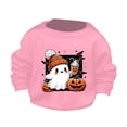 thumbnail image 1 of Generic Toddler Kids Baby Girls Boys Halloween Cute Little Bats Pumpkin Printed Comfortable and Breathable Round Neck Sweater Hoodie Autumn Winter Clothes for Home Outdoor Indoor（5-6 Years Pink）, 1 of 4