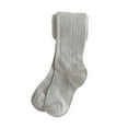 thumbnail image 1 of Generic Toddler Kids Baby Girls Cotton Leggings Knitted Pantihose Stretchy Basic Full Length Pants Pantyhose for Spring Autumn Stocking（12-24 Months White）, 1 of 5