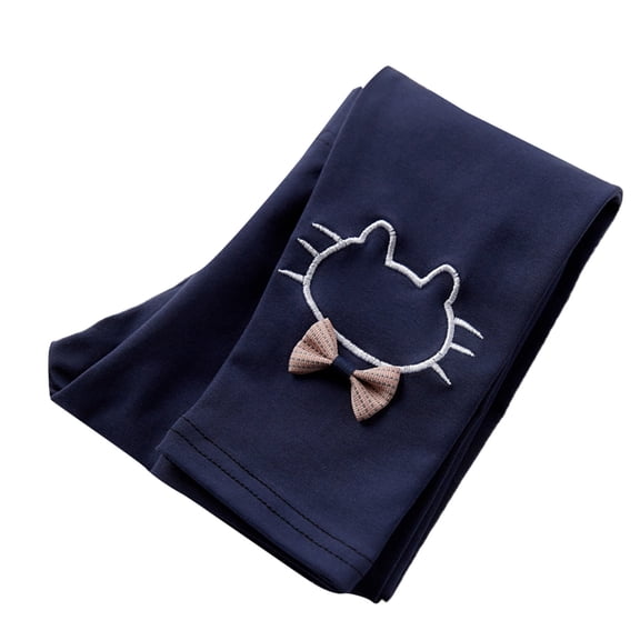 Generic Toddler Kids Baby Girls Cotton Prints Lined Warm Leggings Stretchy Tights Pants Trousers Girl Ruffle Butt Pants（2-3 Years Brown）