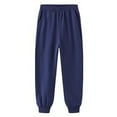 thumbnail image 1 of Generic Toddler Kids Boys Fleece Sweatpants Baby Girls Basic Plain Joggers for Running Gym Yoga Elastic Waist Athletic Pants Uniform, 1 of 5