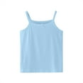 thumbnail image 1 of Generic Toddler Kids Girls Dance Tank Top Racerback Crop Tank Top Soild Sleeveless Sports Dance Top Ballet Gymnastics Dancewear for Kids Teen Gymnastics(8-10 Years,Light Blue), 1 of 4