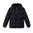 thumbnail image 1 of Generic Toddler Kids Winter Puffer Jacket Hooded Warm Coat Zip Up Quilted Outerwear, 1 of 4