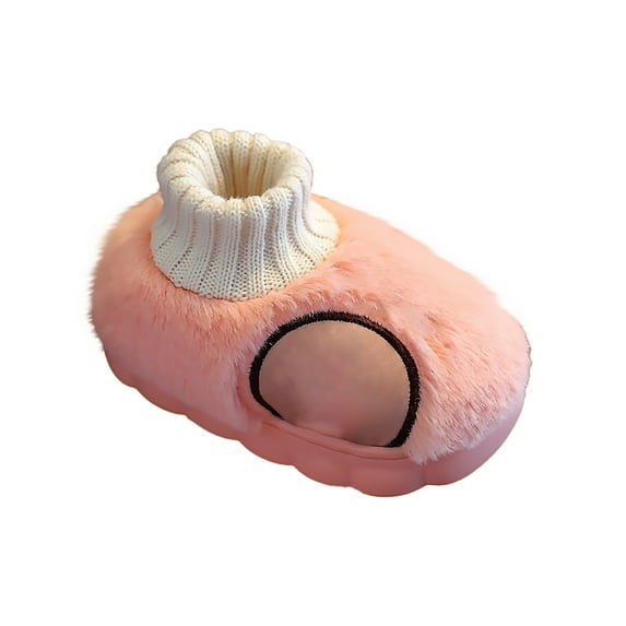 Generic Toddler Shoes Girl Baby Girls Boys Autumn And Winter Warm Shoes Soft Booties Snow Comfortable Boots Toddler Warming And Fashion Non Slip Shoes(4-4.5 Years,Pink)