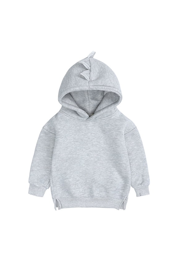 Toddler Sweatshirt Tops Boys Hoodie Pullover Girls Solid Baby Boys Tops Fall Winter Clothes