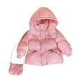 thumbnail image 1 of Generic Jackets for Kids Casual Plus Size Toddler Baby Girls Boys Winter Warm Thick Solid Cotton Long Sleeve Padded Jacket Coat Clothes 2024 for Fashion Simplicity Cozy (6-7 Years,Pink), 1 of 9
