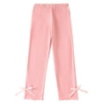 thumbnail image 1 of Generic Toddler Youth Boy Girl Pants Toddler Sweatpants Youth Boy Girl Pants Girls Autumn and Winter Solid Candy Color Sweet Bowknot Bottom Pants Boy Girl Sports Pants Trendy Jogger Sweatpants, 1 of 9