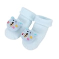 thumbnail image 1 of Generic Toddlers Socks Girls Bell Socks Baby Cotton Boys Shoes Socks Cartoon -slip Kids Sock for Babys Toddler Boy Girl Fashion Casual (One Size,Sky Blue), 1 of 7