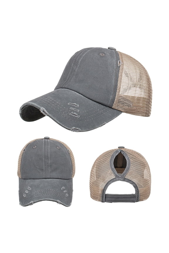 Trendy Women'S Ballcap Women'S Fashion Baseball Cap Unisex Men Women Solid Color Sun Hat Adjustable Baseball Cap Hop Hat Women'S Mesh Baseball Cap