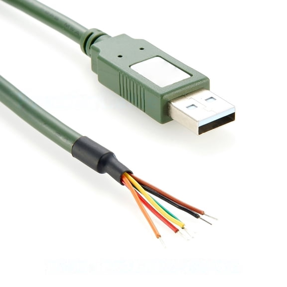 Generic USB-RS485-WE-1800 Cable USB 2.0 A to RS485 Serial Converter Cable with FTDI FT232R Chip RS485 Wire End for Windows Android Linux
