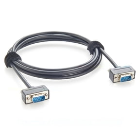 Generic Ultra Slim VGA SVGA Monitor Cable Low Profile HD15 Male to Male Screw Panel Mount VGA Cable 1080P Full HD for TV, Projector, PC