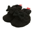 thumbnail image 1 of Generic Unisex Fleece Baby Booties, Soft Sole and Non Slip | Stay On Slipper Socks for Infant/Toddler Fleece Snow Boot, 1 of 7