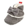 thumbnail image 1 of Generic Unisex Fleece Baby Booties, Soft Sole and Non Slip | Stay On Slipper Socks for Infant/Toddler Fleece Snow Boot, 1 of 5