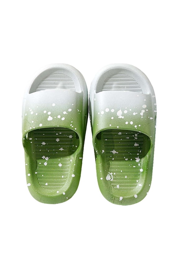 Unisex Kids Toddler Slippers Boys Girls Shoes Slides Quick Drying Sandals House Bathroom Shower Lightweight Slides