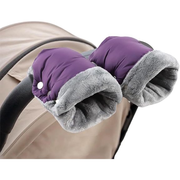 Generic Universal Stroller Muffs, Windproof Winter Handle Cover & Water-Repellent Hand Warmer for Baby Strollers, Pushchairs & Wheelchairs