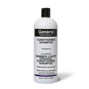 Generic Value Products Conditioning Purple Shampoo, Compare to: Clairol Shimmer Lights Original Conditioning Shampoo, Great for Blonde Hair, 33.8 oz