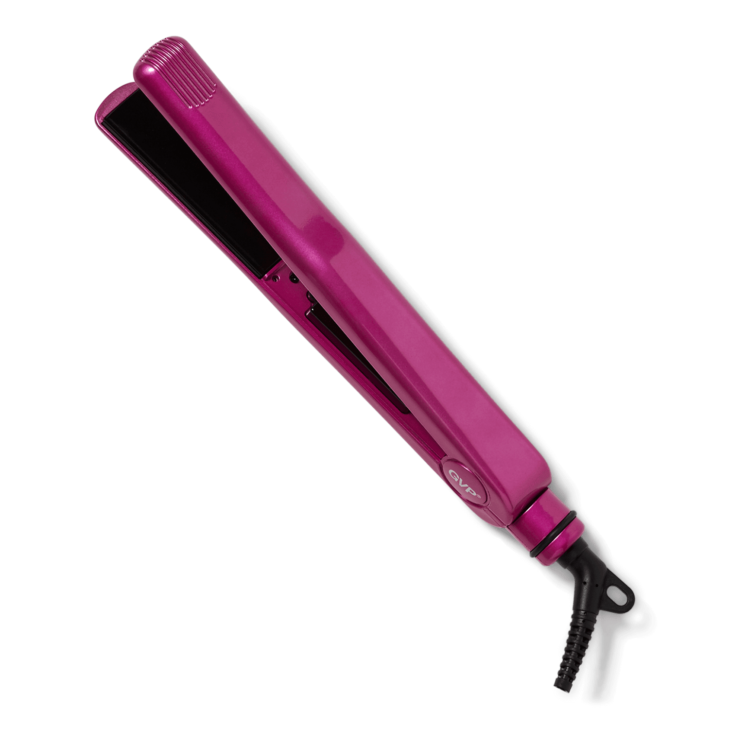 Generic Value Products Hot Pink Ceramic 1 Flat Iron Dual Voltage Auto Shut Off 5 Heat Settings 9 Foot Cord Walmart