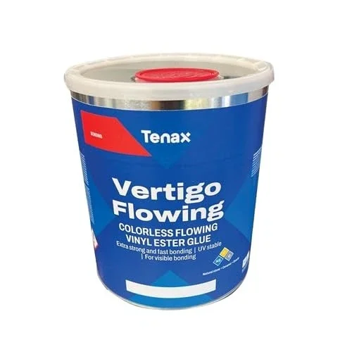 Tenax Vertigo Epoxy Construction Adhesive, 1/4 Gallon, Can, Clear
