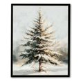 thumbnail image 1 of Generic Vintage Christmas Canvas Wall Art Pine Tree Winter Scene Wall Art Botanical Print Pictures Poster Landscape Painting Room Aesthetic Wall Decor framed, 1 of 4
