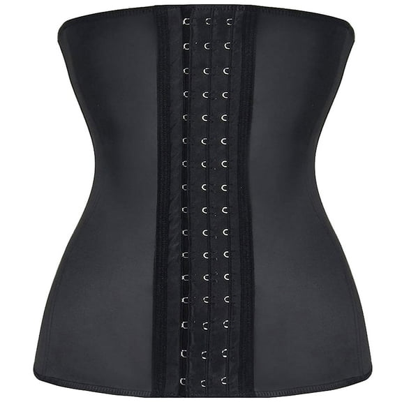 Generic Waist Trainer for Women Latex Underbust Waist Cincher Corset Sport Girdle Hourglass Body Shaper