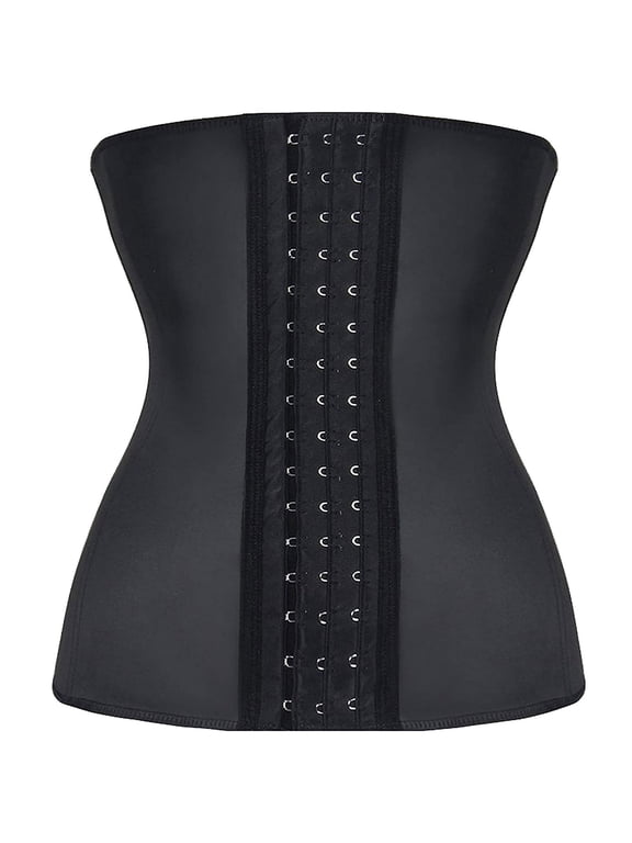 Waist Trainer for Women Latex Underbust Waist Cincher Corset Sport Girdle Hourglass Body Shaper