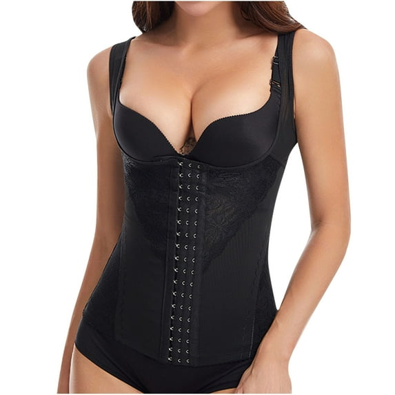 Generic Waist Trainer for Women Workout Corset Waist Cincher Shapewear Tummy Control Vest Body Shaper Invisible Girdle