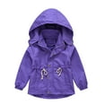 thumbnail image 1 of Generic Walmart Deals Baby Boy Winter Coat Kids Girls with Pocket Hooded Jacket Toddler Zipper Windproof Outwear for Fashion Casual Lightweight Clothing(2-3 Years,Purple), 1 of 4