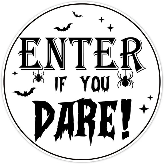 Generic Welcome To Our Web Round Aluminum Sign Halloween Metal Tin Signs Autumn Witch Ghost Pumpkin Wall Decor Sign For Home Kitchen Cafe 8x8 Inch