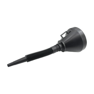 Generic Wide Mouth Oil Funnel with Flexible Extension, Auto Nozzle Hose Funnel with Handle Removable Mesh Screen Filter, Funnel for Water Gas Coolant Transmission Engine Oil, Car Accessories