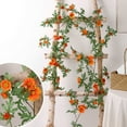 thumbnail image 1 of Generic Wildflower Garland Spring Flowers Garland Yellow Artificial Daisy Flowers and Leaves Faux Floral Vine for Mantle Baby Shower Wedding Arch, 1 of 6