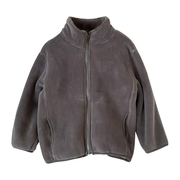 Generic Winter Coat for Baby Boys Girls Long Sleeves Jacket Toddler Clothes for Girls Boys for Holiday Winter Party Christmas（2-3 Years Gray）