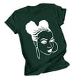 thumbnail image 1 of Generic Woman Summer Tops Black Girl Queen Graphic Short Sleeve Tee Crewneck Vintage Melanin Loose Fit Tshirts, 1 of 2