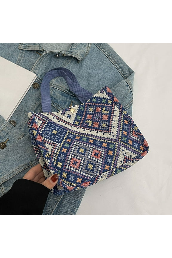 Women Corduroy Crossbody Bag Small Tote Bag Shoulder Handbag Adjustable Mini Crescent Bags