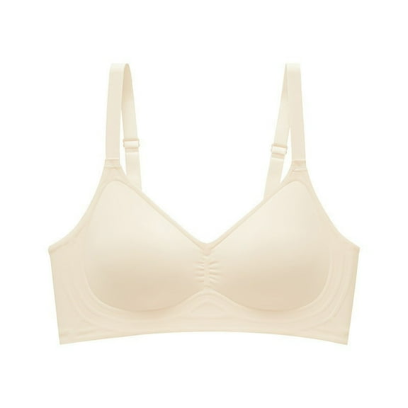 Generic Women Full Coverage Bra Comfortable Seamless Wireless Bras with Soft Support Pads Comfort Lift Daily Bralettes