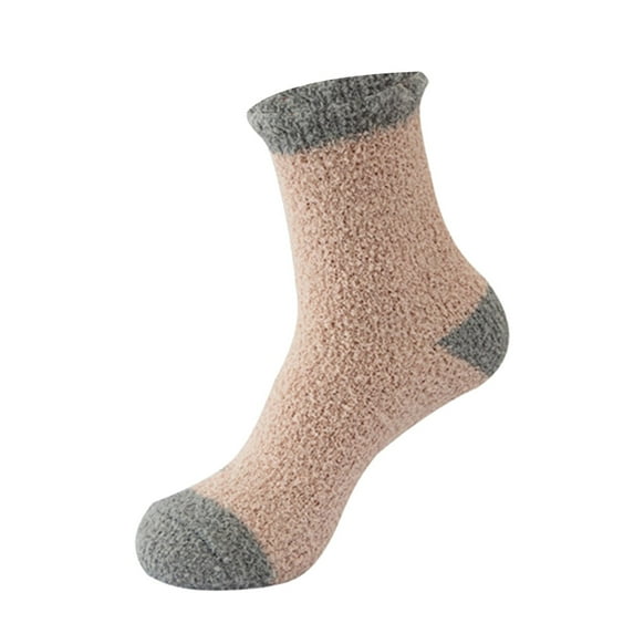 Generic Women'S Ankle Socks Modern Fashion Mid-Calf Socks For Women, Womens Fuzzy Socks Cozy Winter Cabin Slipper Warm Soft Thick Comfy Socks