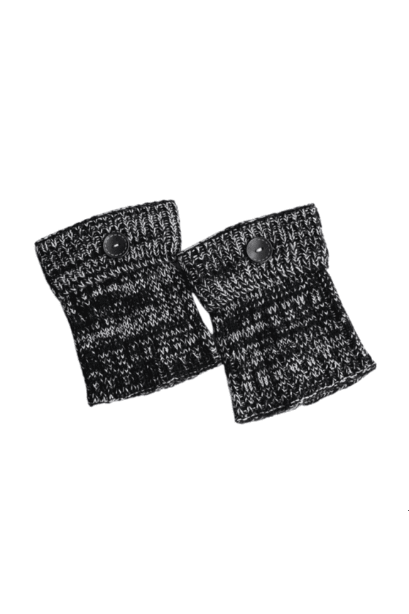 Women'S Chunky Knit Boot Toppers Winter Warm Boot Crochet Knitted Boot Short Leg Boot Topper Socks Short Ankle With Slouch Button Design For Women Girls