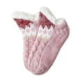thumbnail image 1 of Generic Women'S Coral Sleep Socks With Anti-Slip Grips Slipper Socks Soft Slipper Socks With Non Slip Thickening Winter Adult Bottom Glue Warm Socks Warm Fuzzy Socks For Indoor Home, 1 of 3