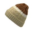 thumbnail image 1 of Generic Women'S Thermal Knit Beanie Women Men Knitted Winter Fashion Sport Color Bear Hats Hairball Warm In Ski Cap Trim Hat Warm Cap Gender-Neutral Aran Knit Wool Beanie, 1 of 3