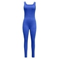 thumbnail image 1 of Generic Women Workout Seamless Jumpsuit Yoga Ribbed Bodycon One Piece Tank Top Leggings Romper, 1 of 3