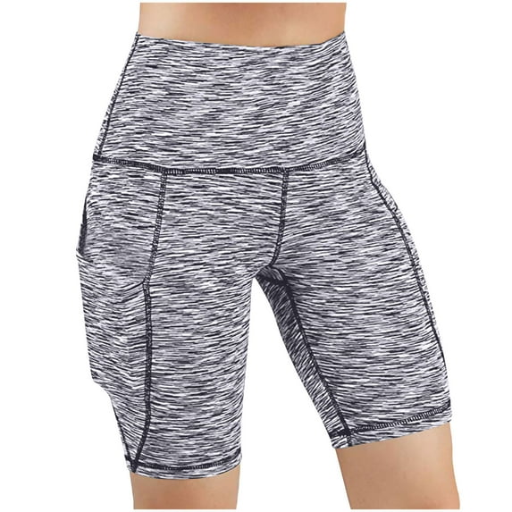 Generic Women's Athletic Shorts Butt Lift Running Yoga Short Comfy Workout Shorts Tummy Control Gym Biker Short with Pocket