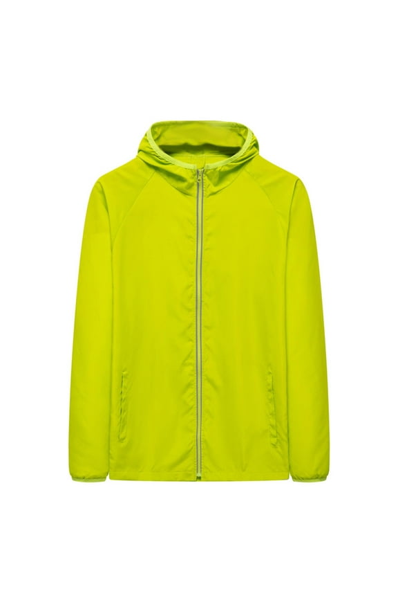 Women's Athletic Sun Jacket UPF 50+ Full Zip Hooded Long Sleeve Lightweight Quick Dry Breathable Hiking Outdoor
