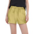 thumbnail image 1 of Generic Women's Casual Linen Blend Shorts, High Waist Drawstring Summer Short Pants for Daily Wear Lightweight, 1 of 6