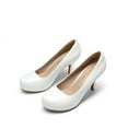 thumbnail image 1 of Generic Women's Classic Heel Dress Platform Versatile Low Stiletto Pumps Shoes, 1 of 6