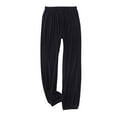 thumbnail image 1 of Generic Women's Fashion Fitness Sport Relaxed Loose Elastic Waist Long SweatPants Solid Color Bound Feet, 1 of 6