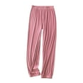 thumbnail image 1 of Generic Women's Fashion Fitness Sport Relaxed Loose Elastic Waist Long SweatPants Solid Color Bound Feet, 1 of 7