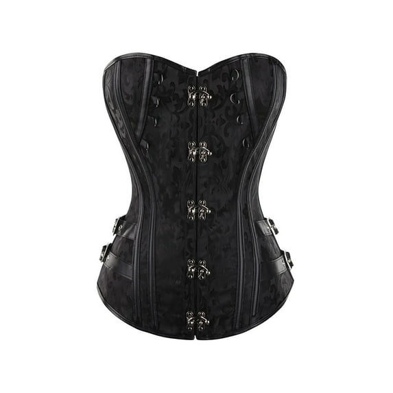 Generic Women's Gothic Steampunk Corset Bustier Waist Cincher Underbust Corset Vest Tank Top